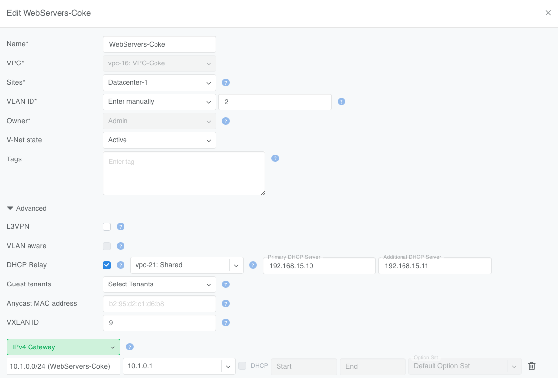 DHCP Relay