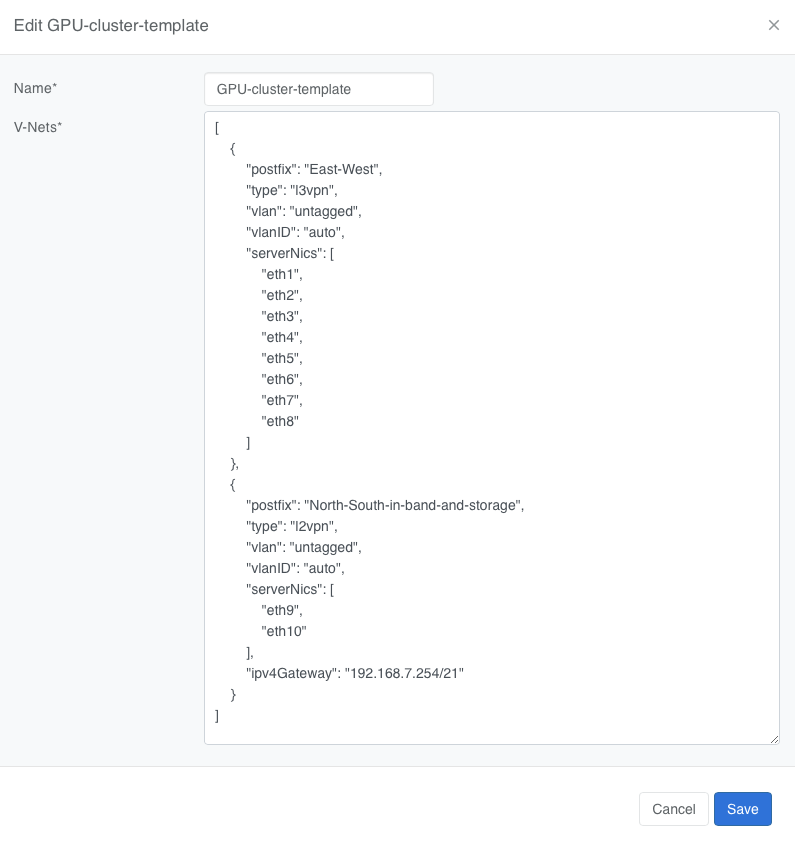 GPU Cluster Template
