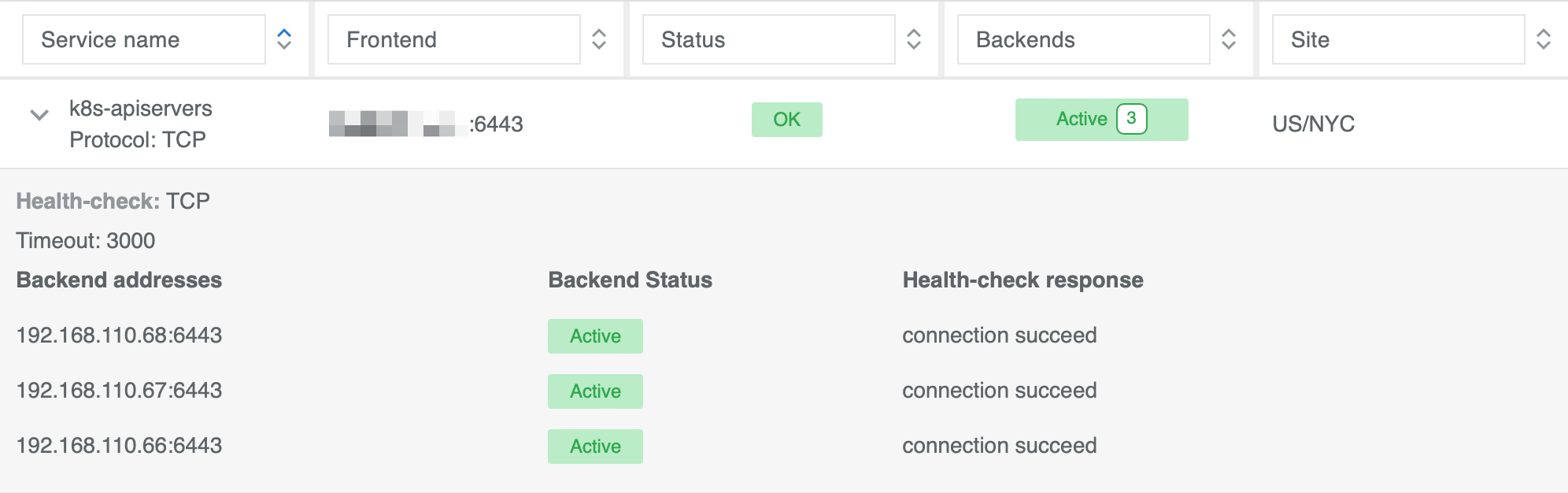 Sandbox L4LB KubeAPI