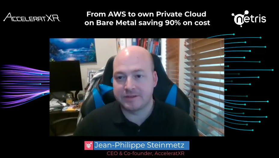 AcceleratXR Case study, moving from AWS to private Cloud